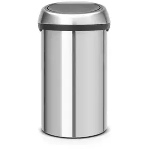 Comparateur de prix : Poubelle à couvercle basculant Brabantia Touch Bin 60 L métal