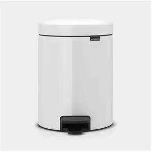 Comparateur de prix : Poubelle pédale 5l Newicon blanc - Brabantia - Blanc - Plastique