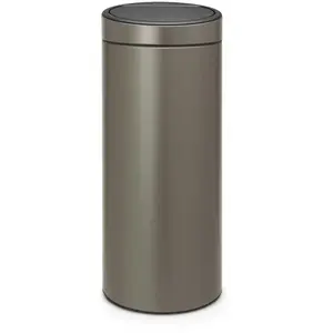 Comparateur de prix : BRABANTIA Poubelle Touch Bin - 30L - Platinum