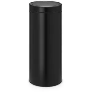 Comparateur de prix : Poubelle manuelle BRABANTIA Touch Bin new 30L matt black