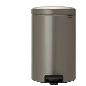 Comparateur de prix : Poubelle à pédale Newicon 12 l platinum Code C - Brabantia - -