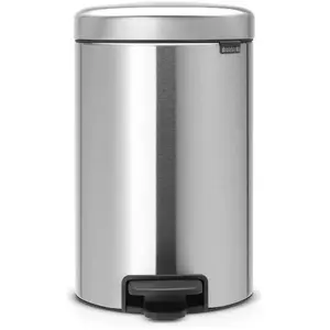 Comparateur de prix : BRABANTIA Poubelle à pédale NewIcon - 12L - Acier mat