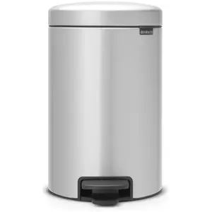 Brabantia - poubelle à pédale 12l metallic grey - 113680 TUVendu parjpg-mondoffice