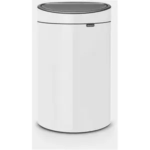 Comparateur de prix : Poubelle Touch Bin 40 L Blanc, Brabantia