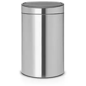 Comparateur de prix : BRABANTIA Poubelle Touch Bin - Acier mat - 40L