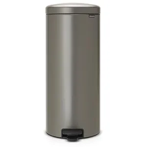 Comparateur de prix : Poubelle à pédale newicon 30 l platinum code g - Brabantia - Gris - Métal