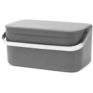 Comparateur de prix : Poubelle de table en plastique Brabantia SinkSide anthracite