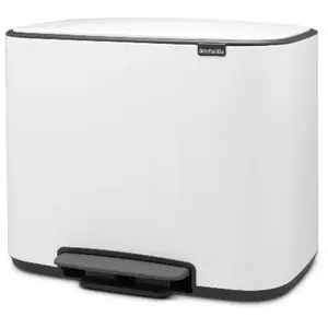 Comparateur de prix : BRABANTIA Poubelle à pédale Bo -11 + 23 L - White