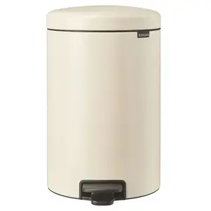 Comparateur de prix : BRABANTIA Poubelle à Pédale NewIcon 20 L - Soft Beige