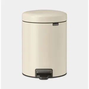 Brabantia Poubelle à pédale Brabantia newIcon 5 litres - Soft Beige pas cher
