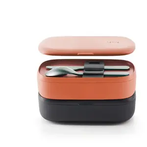Lunch Box basics To Go corail 1 L Lékué pas cher