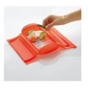 Lekue Coffret papillote 3/4 pers. rouge - Lékué - Rouge - Silicone pas cher
