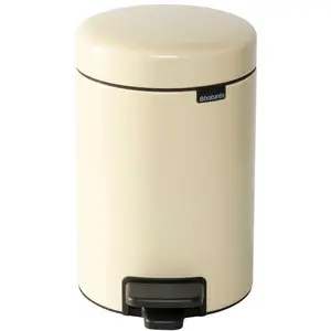 Poubelle à pédale 3 litres jaune, Brabantia New Icon pas cher