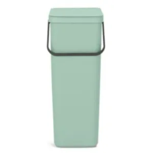 Comparateur de prix : BRABANTIA Poubelle Waste Bin Sort & Go 40 L - Jade Green