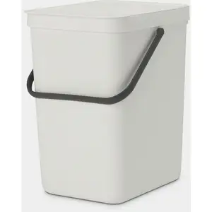 Comparateur de prix : BRABANTIA Poubelle Waste Bin Sort & Go 25 L - Light Grey