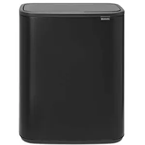 Comparateur de prix : Poubelle tri sélectif BRABANTIA Bo Touch Bin 2x30L Matt Black
