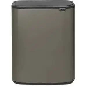 Comparateur de prix : brabantia - poubelle 2x30l platinium - 221521