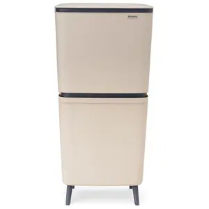Poubelle Sortup Hi 25+10+10l Soft Beige - Brabantia International Bv
