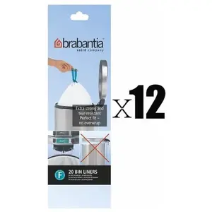 Lot de 12 rouleaux - Sac Brabantia 50 L pas cher