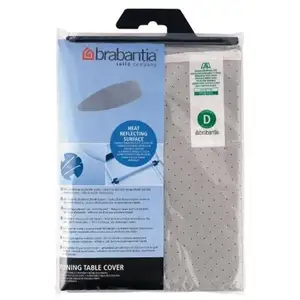 Comparateur de prix : BRABANTIA Housse pour table à repasser - 135 x 45 cm - Gris métallisé