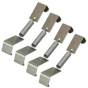 Carpoint Pinces pour plaque immatriculation 4 pieces pas cher