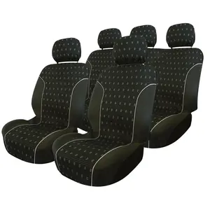 Comparateur de prix : Carpoint housse de chaise Charcoal uni 9 pièces noir