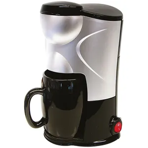 Cafetière filtre CARPOINT Just 4 You - 170W 12V - Gris et Noir pas cher
