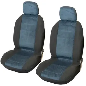Carpoint - Jeu de couvre-sieges avant 4pcs -Denver- bleu et rouge pas cher