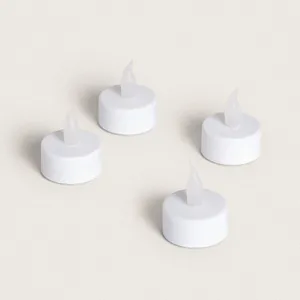 Nedis LEDKIA S.i.a - Pack 4 Bougies led Mini à Piles Heviz Blanc pas cher