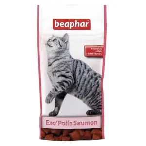 BEAPHAR Exo'poils goût saumon Friandises au malt - Pour chat pas cher