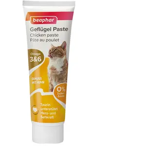 Comparateur de prix : Beaphar Pâte à la volaille pour Chat Contient de la Taurine & oméga 3 (1 x 100 g)