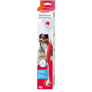 Comparateur de prix : Brosse à dents beaphar pour chien et chat - 1 brosse à dents
