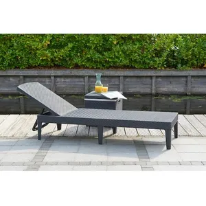 Comparateur de prix : VidaXL Keter Chaise longue Jaipur Graphite 235162 420017