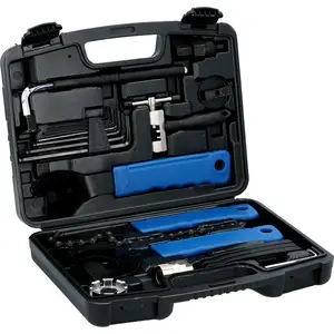 Comparateur de prix : Kinzo Kit de Réparation pour Vélo - Set d'outils de Vélo - 20 pièces - Noir