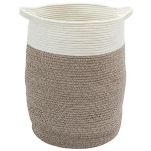 Aquanova - Osman Panier à linge Small 36x36cm Nougat pas cher