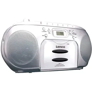 Comparateur de prix : Radio portable avec Lecteur CD et FM stéréo Lenco SCD-420SI Argent