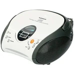 Comparateur de prix : LENCO SCD24 Blanc Lecteur CD Radio FM