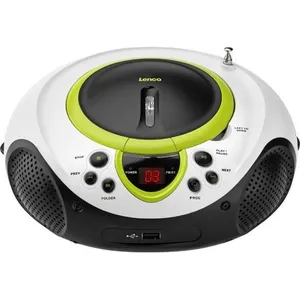 Boombox - LENCO - Lecteur CD SCD-38 - Lecteur de CD/MP3 - Radio FM - Port USBVendu parcdiscount