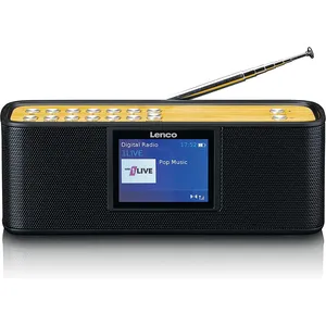 Comparateur de prix : Radio DAB+ portable Bluetooth® 5.0 - Lenco PDR-045BK - Bambou-Noir