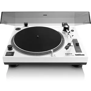 Comparateur de prix : Lenco L-3810 Tourne-disque à entraînement direct Blanc Manuel