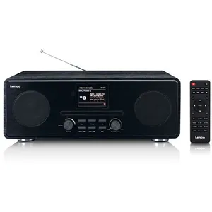 Comparateur de prix : Radio Internet/DAB+/FM avec lecteur CD et Bluetooth® Lenco DIR-261BK Noir