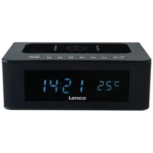 Comparateur de prix : Radio-réveil FM Lenco CR-580 noir - Charge de batterie - Tuner radio numérique FM