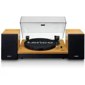 Platine Vinyle Mersoco Hi-Fi Bluetooth USB Avec Haut-parleurs Intégrés