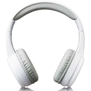 Lenco HPB-330WH - Casque Bluetooth® - Blanc pas cher