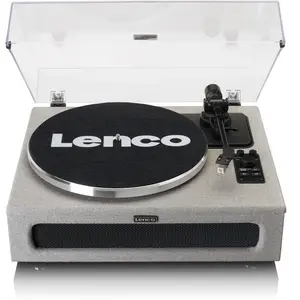 Comparateur de prix : Platine vinyle avec 4 haut-parleurs incorporés Lenco LS-440GY Gris