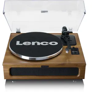 Comparateur de prix : Lenco Platine vinyle avec 4 haut-parleurs incorporés LS-410WA Bois