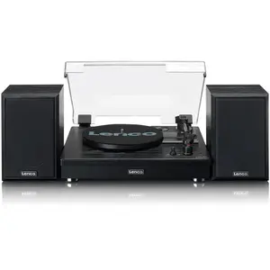 Comparateur de prix : Platine vinyle - LENCO - LS-101BK - 2 haut-parleurs, Bluetooth 5.0, Bois