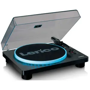 Comparateur de prix : Lenco LS-50LEDBK platine Tourne-disque entraîné par courroie Noir