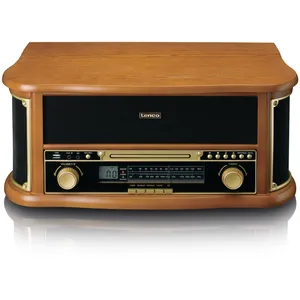 Comparateur de prix : Lenco Platine vinyle rétro en bois Lenco Classic Phono TCD-2551WD