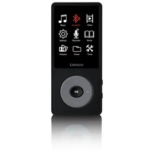 Comparateur de prix : Lenco Lecteur MP3/MP4 avec Bluetooth et mémoire interne de 8 Go Xemio-860BK Noir-Gris